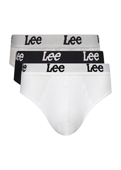 Lee 3-pack bawełniane slipy męskie Patrick, Kolor biało-szaro-czarny, Rozmiar S, LEE ze sklepu Intymna w kategorii Majtki męskie - zdjęcie 162513378