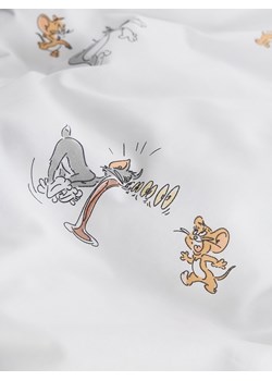 Reserved - Komplet pościeli Tom and Jerry - biały ze sklepu Reserved w kategorii Pościel dziecięca - zdjęcie 162514348