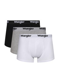 Wrangler 3-pack bawełniane bokserki męskie Masson, Kolor biało-szaro-czarny, Rozmiar M, Wrangler ze sklepu Intymna w kategorii Majtki męskie - zdjęcie 162514915