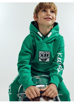 Reserved - Bluza oversize Keith Haring - zielony ze sklepu Reserved w kategorii Bluzy chłopięce - zdjęcie 162518569