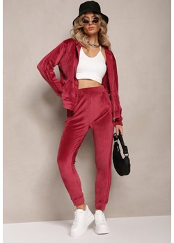 Czerwony 2-częściowy Komplet Dresowy z Bluzą i Spodniami Wolff ze sklepu Renee odzież w kategorii Dresy damskie - zdjęcie 162521869