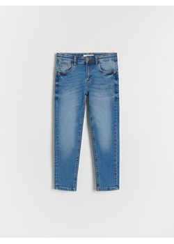 Reserved - Elastyczne jeansy slim - niebieski ze sklepu Reserved w kategorii Spodnie chłopięce - zdjęcie 162525295