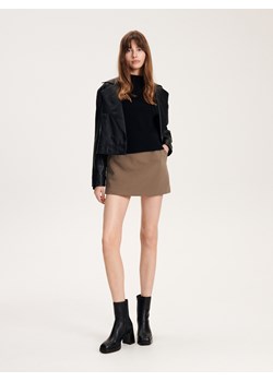 Reserved - Szorty imitujące spódnicę - ciemnozielony ze sklepu Reserved w kategorii Spódnice - zdjęcie 162525608
