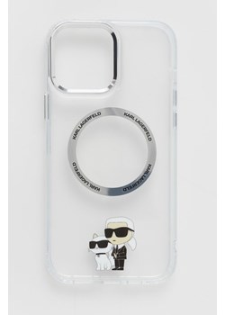Karl Lagerfeld etui na telefon iPhone 13 Pro Max 6,7 kolor transparentny ze sklepu ANSWEAR.com w kategorii Etui - zdjęcie 162527045