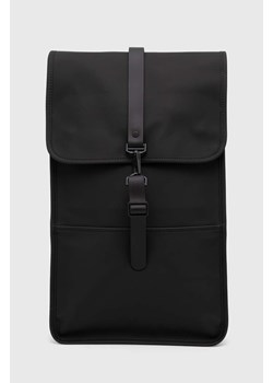 Rains plecak 13000 Backpacks kolor czarny duży gładki ze sklepu PRM w kategorii Plecaki - zdjęcie 162530768