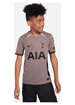 Koszulka piłkarska dla dużych dzieci Nike Dri-FIT Tottenham Hotspur Stadium 2023/24 (wersja trzecia) - Brązowy ze sklepu Nike poland w kategorii T-shirty chłopięce - zdjęcie 162532277