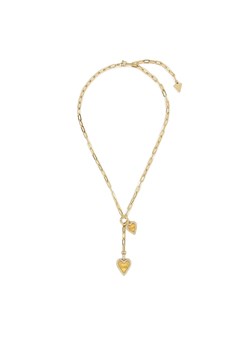 Naszyjnik Guess JUBN03 234JW YELLOW GOLD ze sklepu eobuwie.pl w kategorii Naszyjniki - zdjęcie 162533715