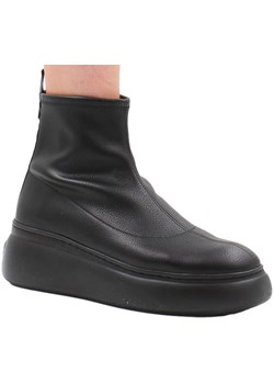 Botki Wonders A-2622 Camelus Negro Skórzane ze sklepu EuroButy.com.pl w kategorii Botki - zdjęcie 162536049