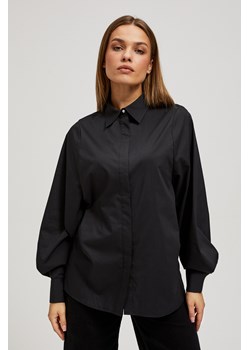 Taliowana koszula z bufiastymi rękawami ze sklepu Moodo.pl w kategorii Koszule damskie - zdjęcie 162543637
