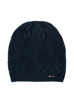 Damska czapka z ozdobnym splotem ze sklepu WITTCHEN w kategorii Czapki zimowe damskie - zdjęcie 162549346