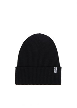 Cropp - Czarna czapka beanie - czarny ze sklepu Cropp w kategorii Czapki zimowe damskie - zdjęcie 162556425