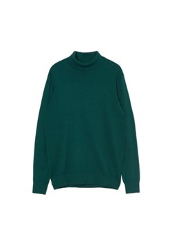 Cropp - Ciemnozielony sweter z golfem - zielony ze sklepu Cropp w kategorii Swetry męskie - zdjęcie 162569325