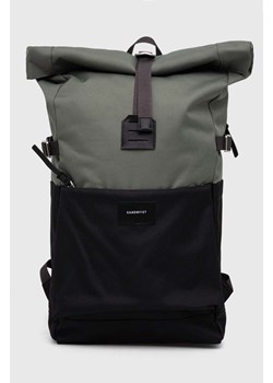 Sandqvist plecak Ilon kolor zielony duży wzorzysty SQA2163 ze sklepu PRM w kategorii Plecaki - zdjęcie 162574516