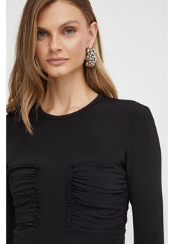 Pinko bluzka damska kolor czarny gładka ze sklepu ANSWEAR.com w kategorii Bluzki damskie - zdjęcie 162576536