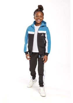 Komplet dresowy chłopięcy czarny- bluza z kapturem i spodnie dresowe ze sklepu 5.10.15 w kategorii Dresy chłopięce - zdjęcie 162580998