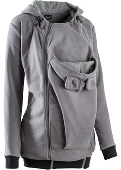 Bluza ciążowa z polaru, z wstawką niemowlęcą na nosidełko, na okres ciąży i po porodzie ze sklepu bonprix w kategorii Bluzy ciążowe - zdjęcie 162583035