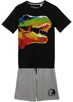 T-shirt chłopięcy + bermudy dresowe (2 części) ze sklepu bonprix w kategorii Komplety chłopięce - zdjęcie 162587925