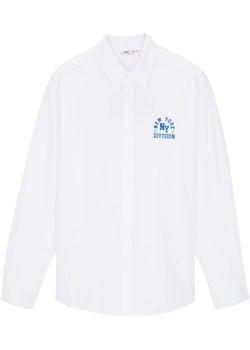Koszula chłopięca oksfordzka, z nadrukiem ze sklepu bonprix w kategorii Koszule chłopięce - zdjęcie 162603335