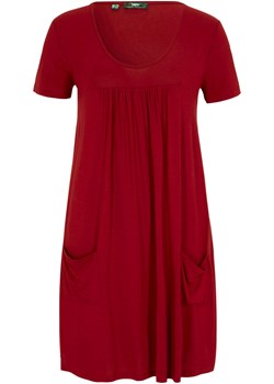 Krótka sukienka z dżerseju ze zrównoważonej wiskozy, krótki rękaw ze sklepu bonprix w kategorii Sukienki - zdjęcie 162619566