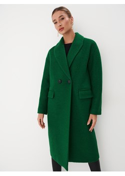 Mohito - Zielony płaszcz z wełną - Zielony ze sklepu Mohito w kategorii Płaszcze damskie - zdjęcie 162625657