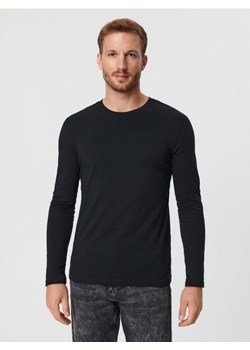 Sinsay - Koszulka z długimi rękawami - czarny ze sklepu Sinsay w kategorii T-shirty męskie - zdjęcie 162626667