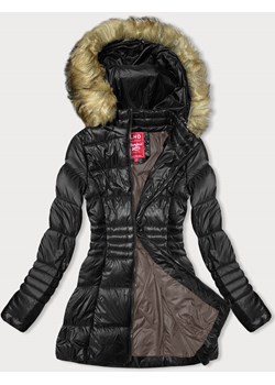 Przejściowa kurtka damska pikowana czarna (2M-052) ze sklepu goodlookin.pl w kategorii Kurtki damskie - zdjęcie 162627118
