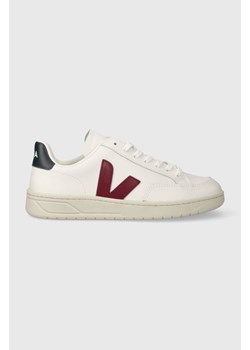 Veja sneakersy skórzane V-12 kolor biały XD0201955B ze sklepu PRM w kategorii Buty sportowe męskie - zdjęcie 162637737