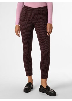 TONI Spodnie Kobiety bakłażanowy wzorzysty ze sklepu vangraaf w kategorii Spodnie damskie - zdjęcie 162639346