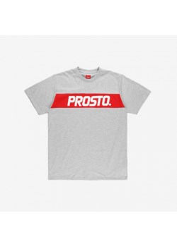 Męski t-shirt z nadrukiem Prosto Klassio - szary ze sklepu Sportstylestory.com w kategorii T-shirty męskie - zdjęcie 162641815