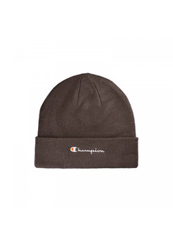 Czapka zimowa uniseks Champion Beanie Cap - brązowa ze sklepu Sportstylestory.com w kategorii Czapki zimowe damskie - zdjęcie 162642086