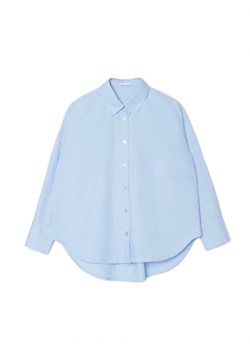 Cropp - Błękitna koszula - błękitny ze sklepu Cropp w kategorii Koszule damskie - zdjęcie 162691748