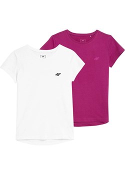 Koszulki dziewczęce 4FJAW23TTSHF0816 2szt 4F ze sklepu SPORT-SHOP.pl w kategorii Bluzki dziewczęce - zdjęcie 162703175