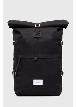 Sandqvist plecak Bernt kolor czarny duży gładki SQA1039 ze sklepu PRM w kategorii Plecaki - zdjęcie 162705605