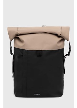 Sandqvist plecak Konrad kolor czarny duży wzorzysty SQA2184 ze sklepu PRM w kategorii Plecaki - zdjęcie 162705615