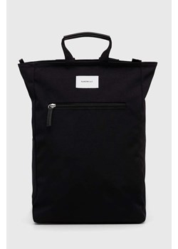 Sandqvist plecak Tony kolor czarny duży gładki SQA2275 ze sklepu PRM w kategorii Plecaki - zdjęcie 162705629