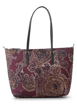 Lauren Ralph Lauren Torebka damska Kobiety Tekstylia bakłażanowy wzorzysty ze sklepu vangraaf w kategorii Torby Shopper bag - zdjęcie 162706596