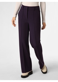 Cambio Spodnie Kobiety bakłażanowy jednolity ze sklepu vangraaf w kategorii Spodnie damskie - zdjęcie 162708208