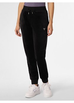 GUESS Spodnie Kobiety czarny jednolity ze sklepu vangraaf w kategorii Spodnie damskie - zdjęcie 162708236