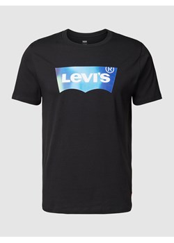 T-shirt z nadrukiem z logo ze sklepu Peek&Cloppenburg  w kategorii T-shirty męskie - zdjęcie 162709636