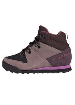 Buty adidas Terrex Snowpitch Jr IF7506 fioletowe ze sklepu ButyModne.pl w kategorii Buty trekkingowe dziecięce - zdjęcie 162710405