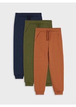 Sinsay - Spodnie dresowe jogger 3 pack - granatowy ze sklepu Sinsay w kategorii Spodnie chłopięce - zdjęcie 162716468