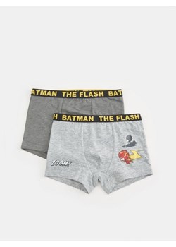 Sinsay - Bokserki Flash i Batman 2 pack - szary ze sklepu Sinsay w kategorii Majtki dziecięce - zdjęcie 162716546