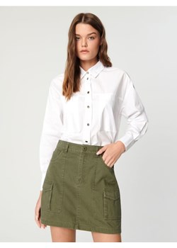 Sinsay - Spódnica mini - khaki ze sklepu Sinsay w kategorii Spódnice - zdjęcie 162716627