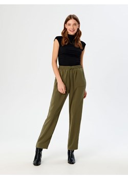 Sinsay - Spodnie tkaninowe - zielony ze sklepu Sinsay w kategorii Spodnie damskie - zdjęcie 162716637