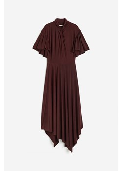 H & M - Dżersejowa sukienka ze skręconym detalem - Czerwony ze sklepu H&M w kategorii Sukienki - zdjęcie 162730686