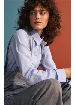 Elegancka błękitna koszula damska K71, Kolor błękitny, Rozmiar 34, Nife ze sklepu Primodo w kategorii Koszule damskie - zdjęcie 162735618