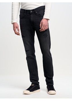 Spodnie jeans męskie czarne Terry Carrot 959 ze sklepu Big Star w kategorii Jeansy męskie - zdjęcie 162737756