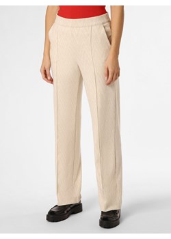 MAC Spodnie Kobiety wiskoza beżowy wzorzysty ze sklepu vangraaf w kategorii Spodnie damskie - zdjęcie 162738595