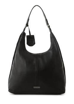 BURKELY Skórzana torebka damska Kobiety skóra czarny jednolity ze sklepu vangraaf w kategorii Torby Shopper bag - zdjęcie 162738616