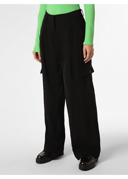 Vila Spodnie Kobiety czarny jednolity ze sklepu vangraaf w kategorii Spodnie damskie - zdjęcie 162738646